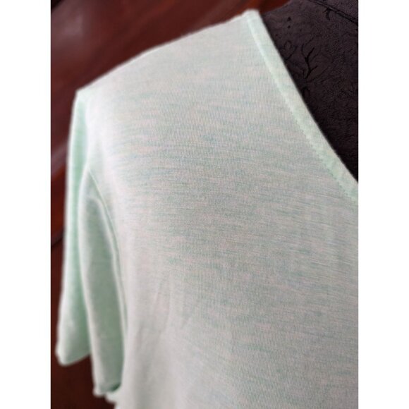 Mint Green Philosophy Woman 3X Relaxed Fit Short Sleeve Tunic Top - Picture 2 of 7